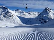 Perfectly groomed slopes