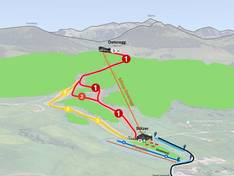 Trail map Urnäsch – Osteregg
