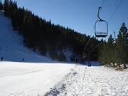 School House double chairlift and easy slope