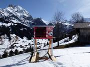 Leaderboard of the World Cup Skimovie run at Chuenisbärgli