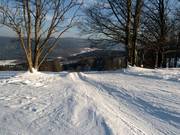 A small jump on the slope