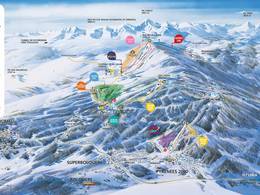 Ski resort Font-Romeu/Bolquère Pyrénées 2000