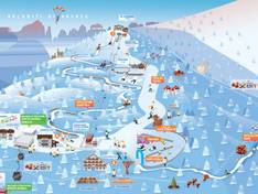 Trail map Pradel – Molveno