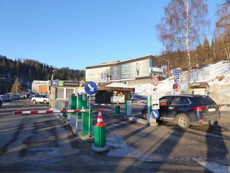 Hradec Králové Region (Královéhradecký kraj): access to ski resorts and parking at ski resorts – Access, Parking Černá hora – Janské Lázně