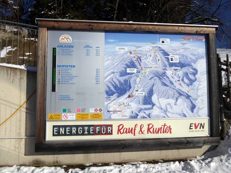 Lower Austria (Niederösterreich): orientation within ski resorts – Orientation Mönichkirchen/Mariensee