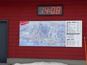 Slope map at the valley station