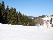 Short, wide, and usually empty: slope at the Astenstraßenlift