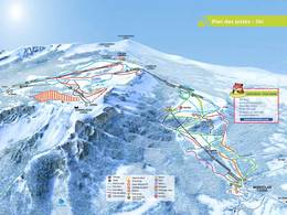 Trail map St. Jean Montclar