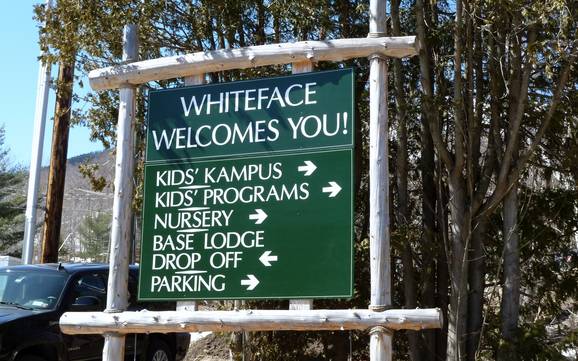 Family ski resorts The Adirondacks – Families and children Whiteface – Lake Placid