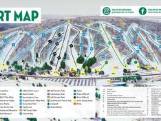 Trail map Peek'n Peak