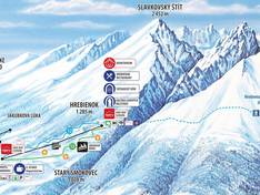 Trail map Starý Smokovec – Hrebienok