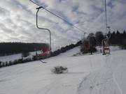 Ascent with the single chairlift