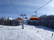 Alm 6er - 6pers. High speed chairlift (detachable) with bubble and seat heating