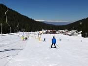 Easy slope at the Panica B platter lift at Bunderishka Polyana