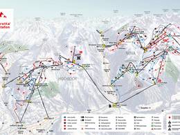 Trail map Silvretta Montafon