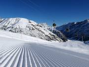 Very good slope grooming in Livigno