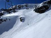 Freeride slopes at the Tauernmoosbahn