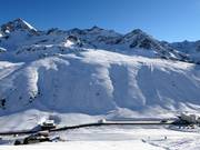 Black slopes and freeride terrain at the GaisKogelBahn