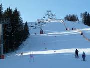 Difficult slope at the Pfriemesköpflbahn