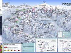Trail map Les Portes du Soleil – Morzine/Avoriaz/Les Gets/Châtel/Morgins/Champéry