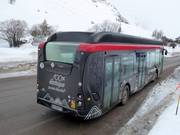 Electric ski bus in Val d'Isère