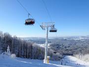 Große Almberg-Sesselbahn - 6pers. High speed chairlift (detachable) with bubble