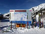 Piste map with real-time information