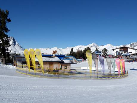 Children's area run by the Skischule Nauders 3000