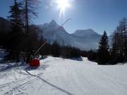 Snowmaking with lances