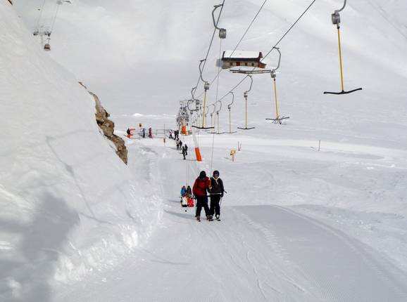 Schlepplift Mittelstation