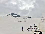 The rear part of the ski area with the platter lifts Payer and Cristallo
