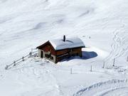 Schlivera hut in the ski area for overnight stays