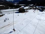 Beginner area at the valley station in Waltensburg