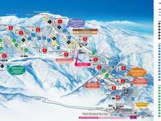 Trail map Mitsumata/Kagura/Tashiro (Mt. Naeba)