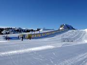 Conveyor belt Cima Zoncolan at the Monte Zoncolan mountain station