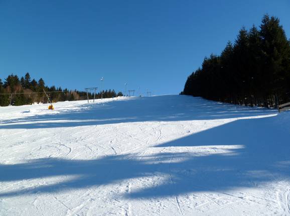 Slope at the Predigtstuhl I double t-bar lift