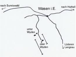 Trail map Wasen im Emmental