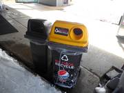 Recycling is practiced in the Perisher ski resort.