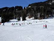 Practice slope at the Hörni-T-bar lift