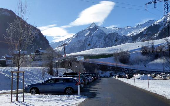 Kapruner Tal: access to ski resorts and parking at ski resorts – Access, Parking Kitzsteinhorn/Maiskogel – Kaprun