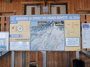 Information board at 3,275 m