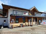 Well-maintained ticket area at the valley station in Neukirchen