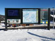 Information board at the mid-station