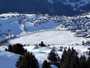 Cross-country trail Plaun Rueun in Brigels