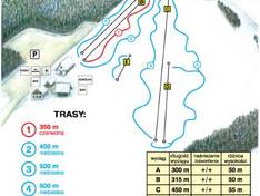 Trail map Rybno