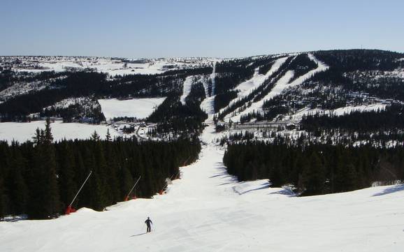 Skiing near Gålå