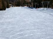 Practice lifts in the valley