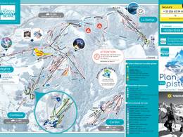 Trail map Les Portes du Mont-Blanc – Combloux/Megève le Jaillet/La Giettaz