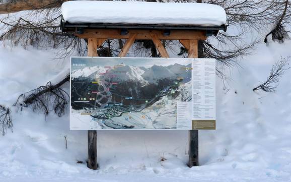 Passeier Valley (Passeiertal): orientation within ski resorts – Orientation Pfelders (Moos in Passeier)