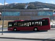 Bus line from Innsbruck to the Patscherkofelbahn